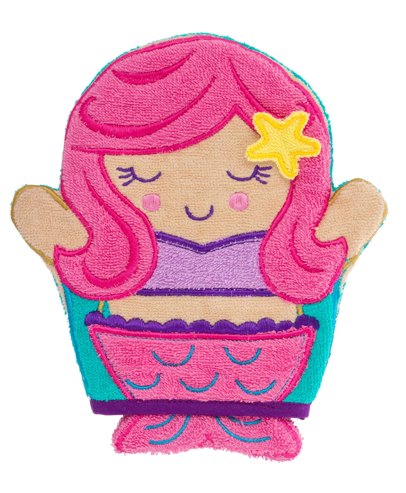 Stephen Joseph Bath Mitt  Mermaid - Pink-image-25