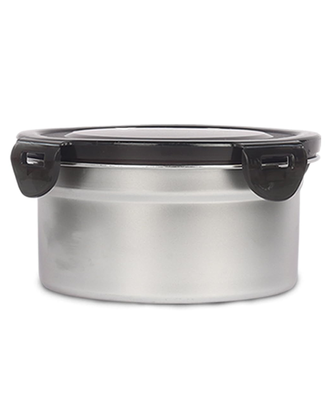 Femora Lunch Box High Steel Round Airtight Storage Container with Lock Lid - 850 ml-image-13