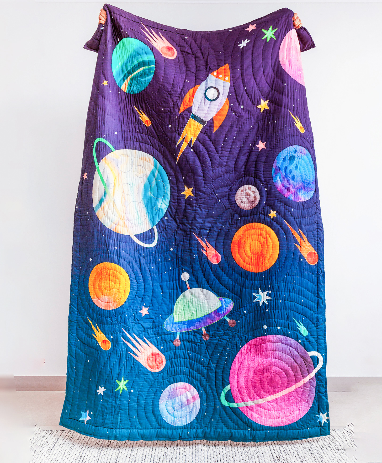 Zookeeper Tim The Traveller Quilt Multicolour-picture-24