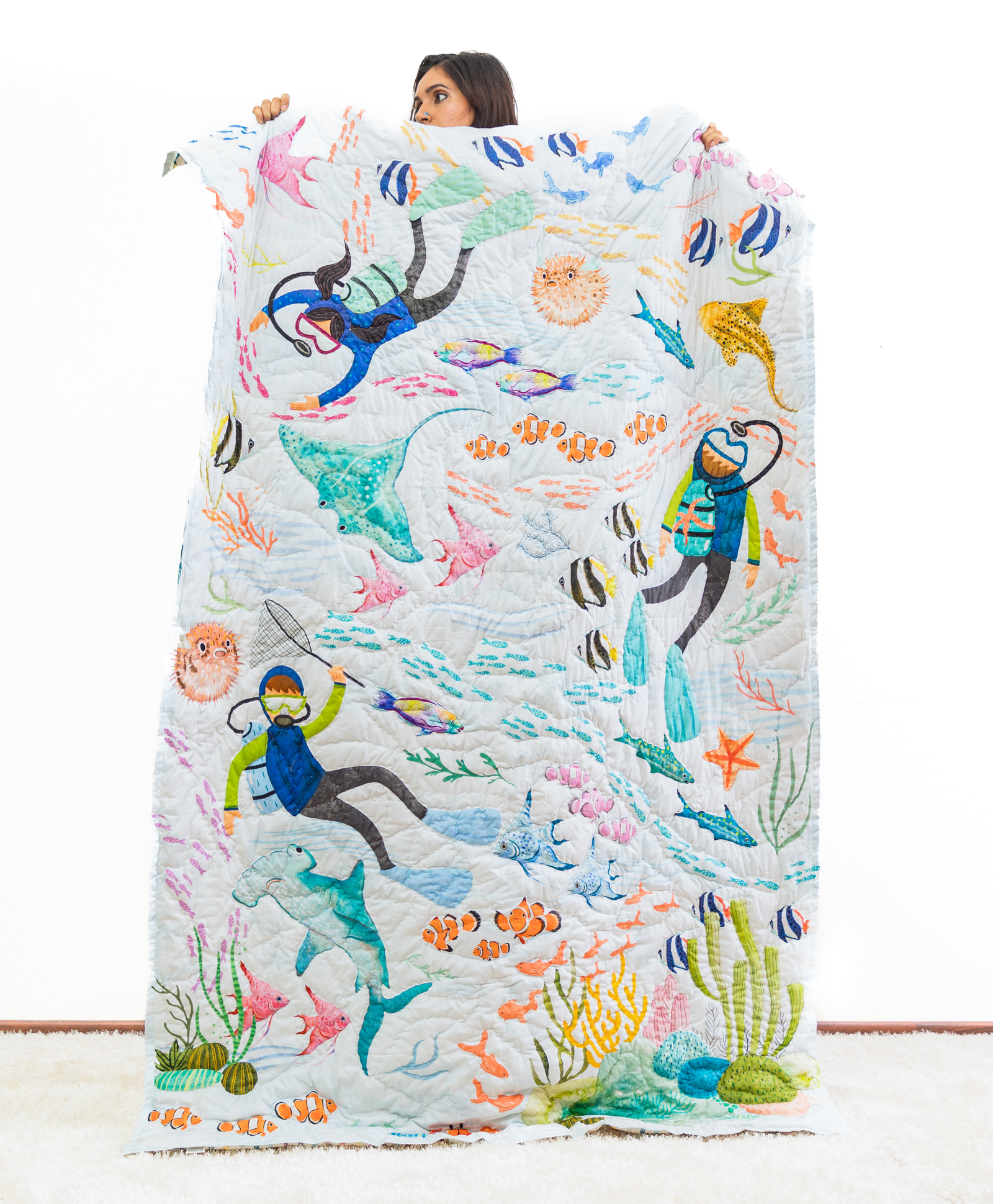Zookeeper The Keeper of Kelp Quilt Multicolour-picture-12