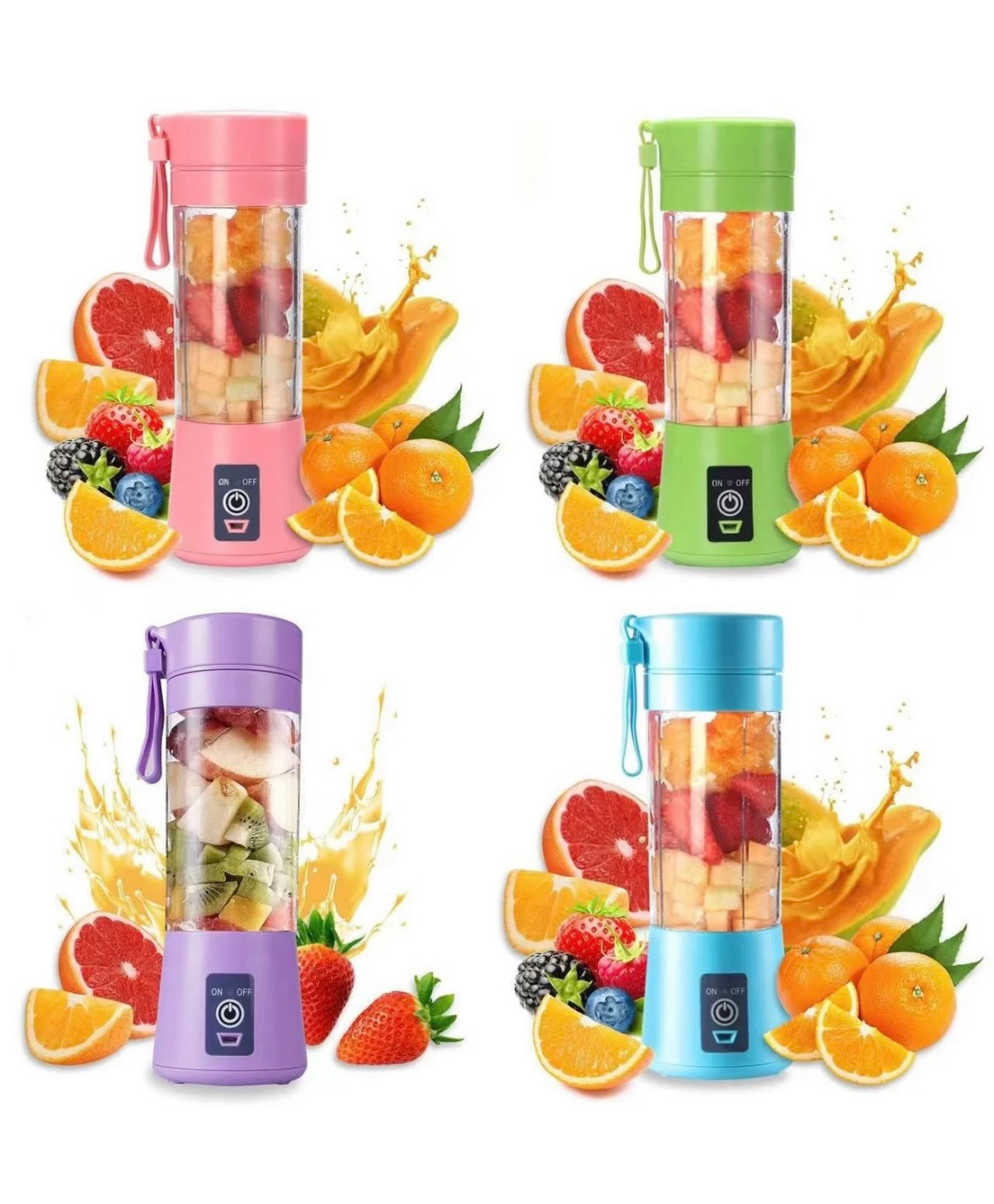 ARCADE TOYS Portable Blender Smoothie Juicer(380 ml) - Colour may vary