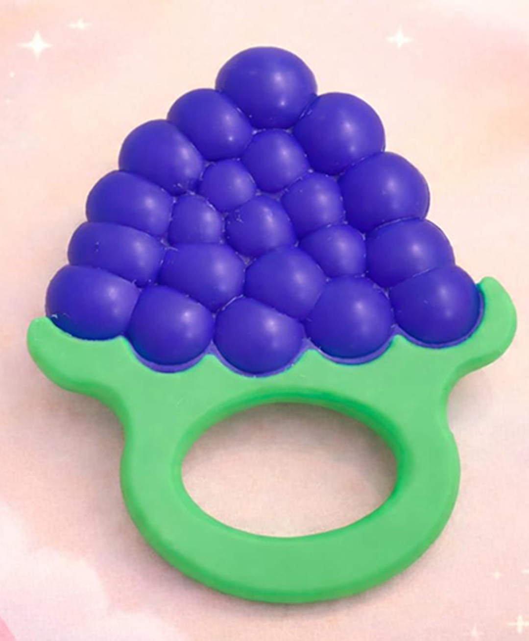 Kritiu Non Toxic Food Grade Silicone Strawberry Baby Teether - Blue-picture-27