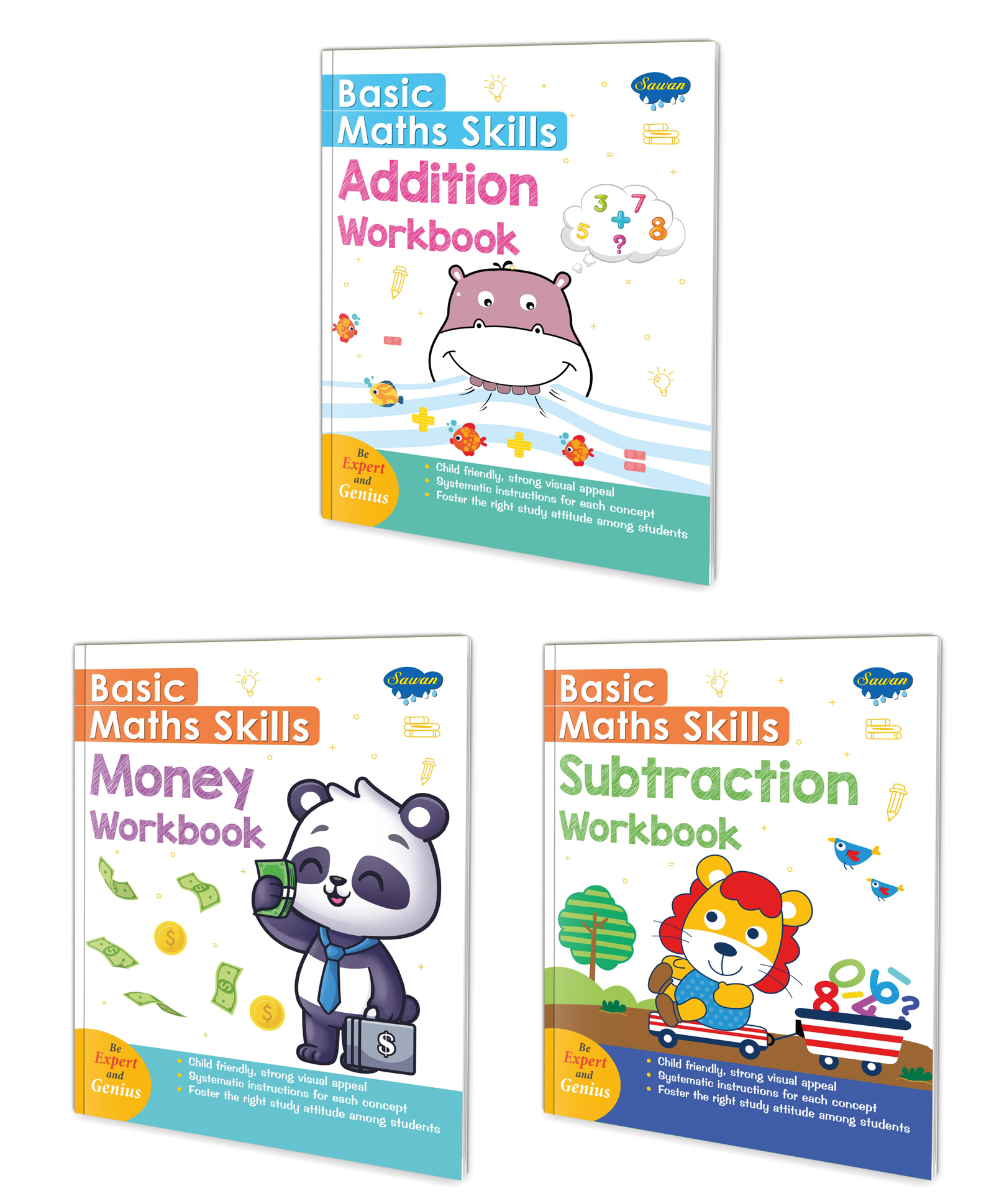 Basic Maths Skills Workbook | Set Of 3 Books | Addition Subtraction Money | A Trio Of Mathematical Mastery - English-image-10