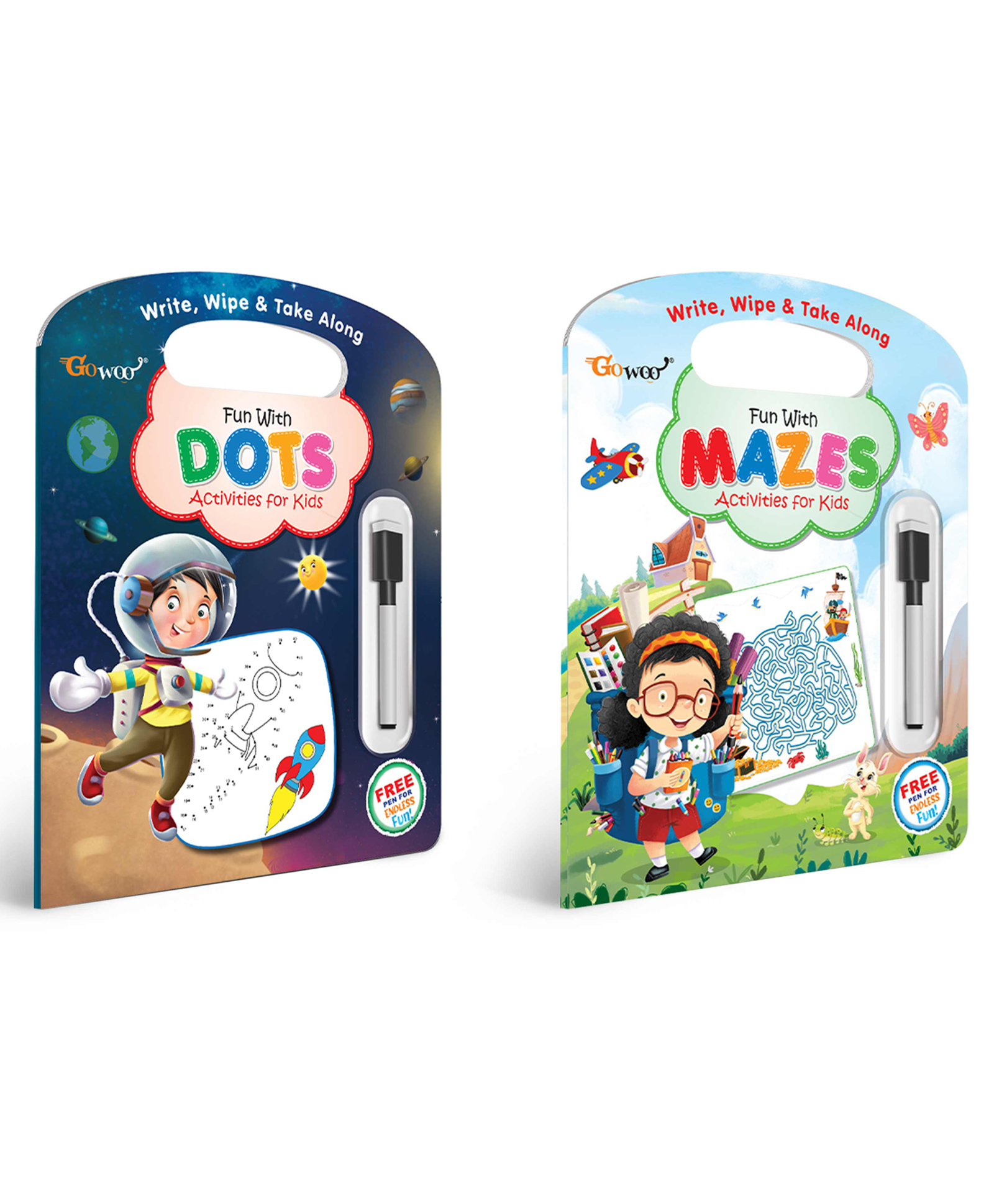 Write, Wipe & take Along Fun With Dots & Play with Mazes With Pen | Combo of 2 |"Dot Delights & Maze Marvels Set"-image-44