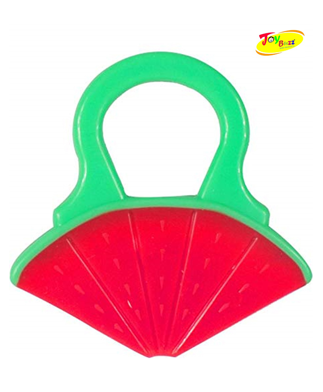 Joy Buzz Non-Toxic Food-Grade Silicone Baby Teether BPA-Free for Pain-Relief Easy Teething Watermelon - Red-picture-22