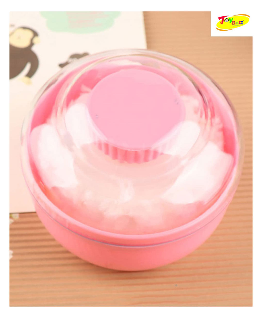 Joy Buzz Baby Premium Powder Puff With Case -  Pink-picture-43