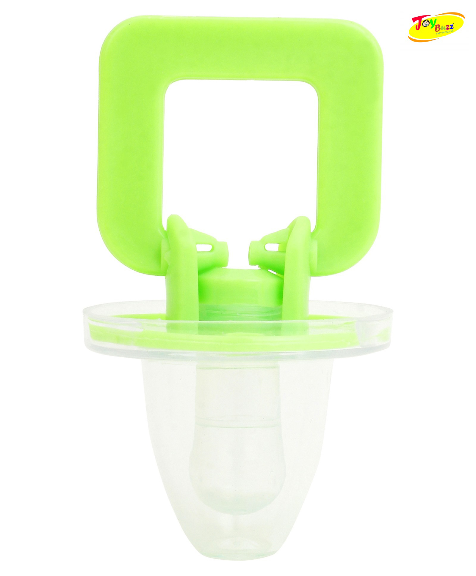Joy Buzz Baby Soother Cum Pacifier 100% Food Grade Silicone - Green-picture-14