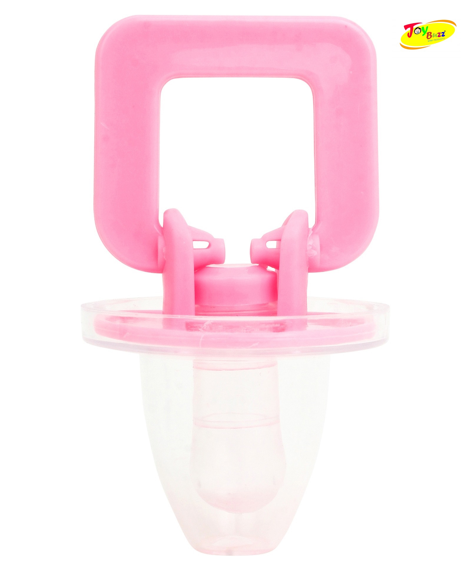 Joy Buzz Baby Soother Cum Pacifier 100% Food Grade Silicone - Pink-picture-24