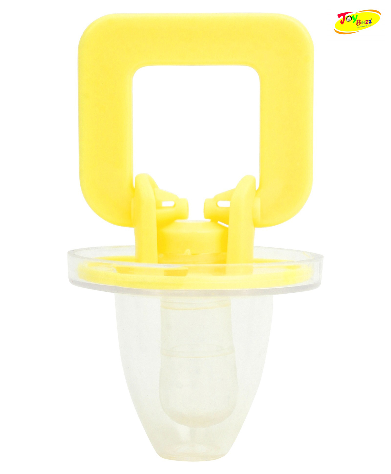 Joy Buzz Baby Soother Cum Pacifier 100% Food Grade Silicone - Yellow-picture-23