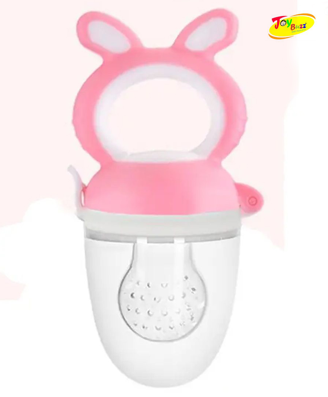 Joy Buzz Mickey Shape Silicone Food & Fruit Nibbler - Pink-picture-1