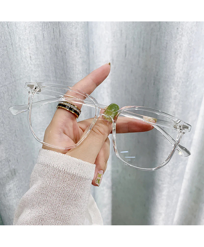 SYGA Anti-Blue Light Radiation Flat Glasses For Men Women(Transprent)-image-2