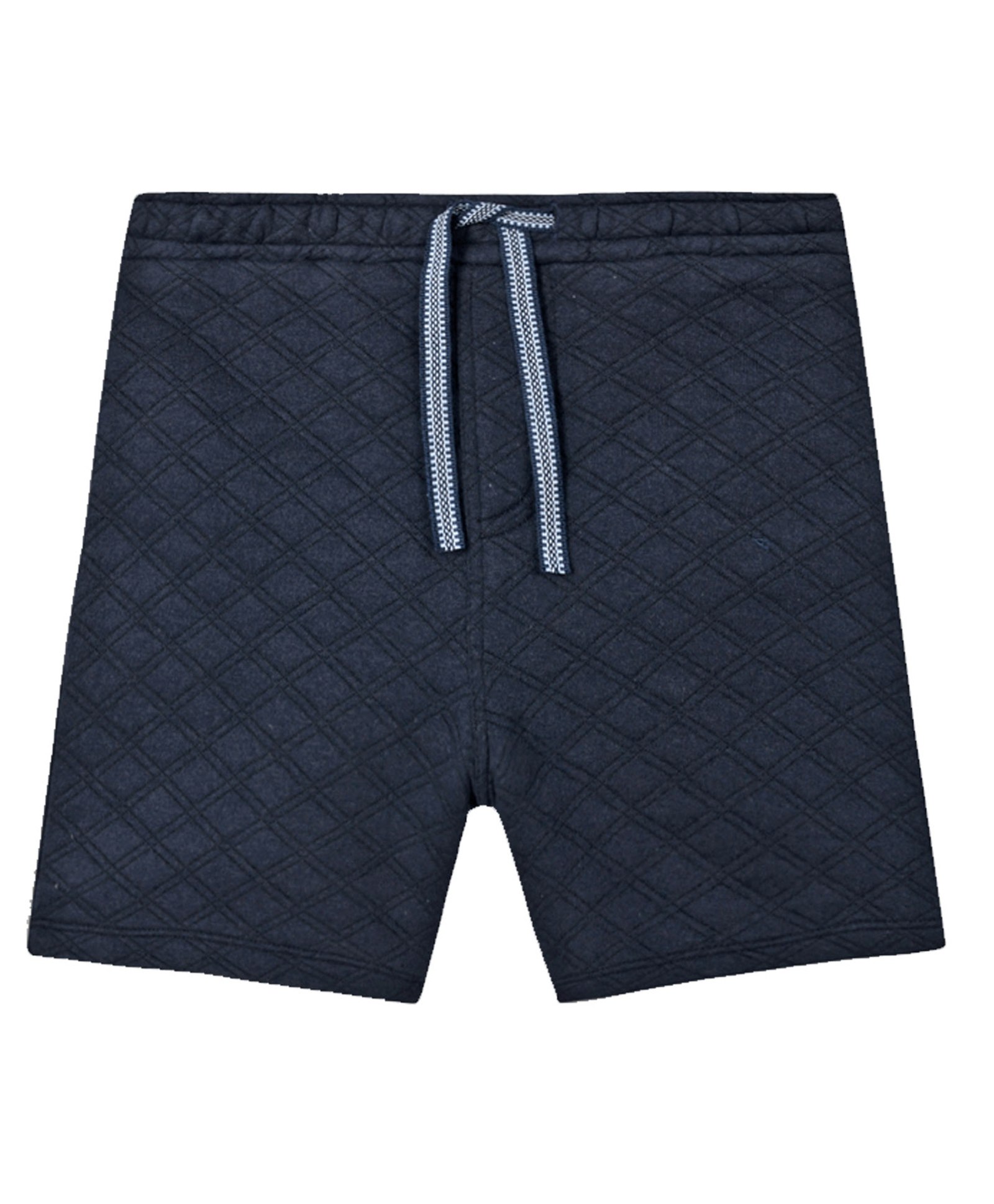Anthrilo Cotton Terry  Checked Shorts - Navy Blue-picture-19