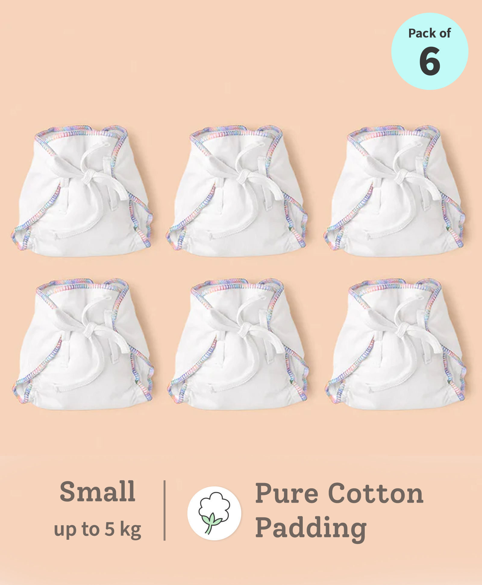 SuperBottoms DryFeel Langot 100% Waterproof Soft Cotton Langot for Baby - Small-image-39