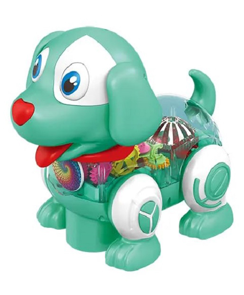 Sanjary battery operated Gear Dog with Music Flashing Lights Toy for kids - Color May Vary-image-45
