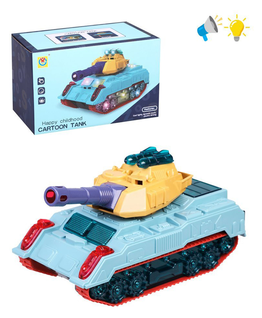 Sanjary Cartoon Gear Tank Toy for kids -Color May Vary-picture-8