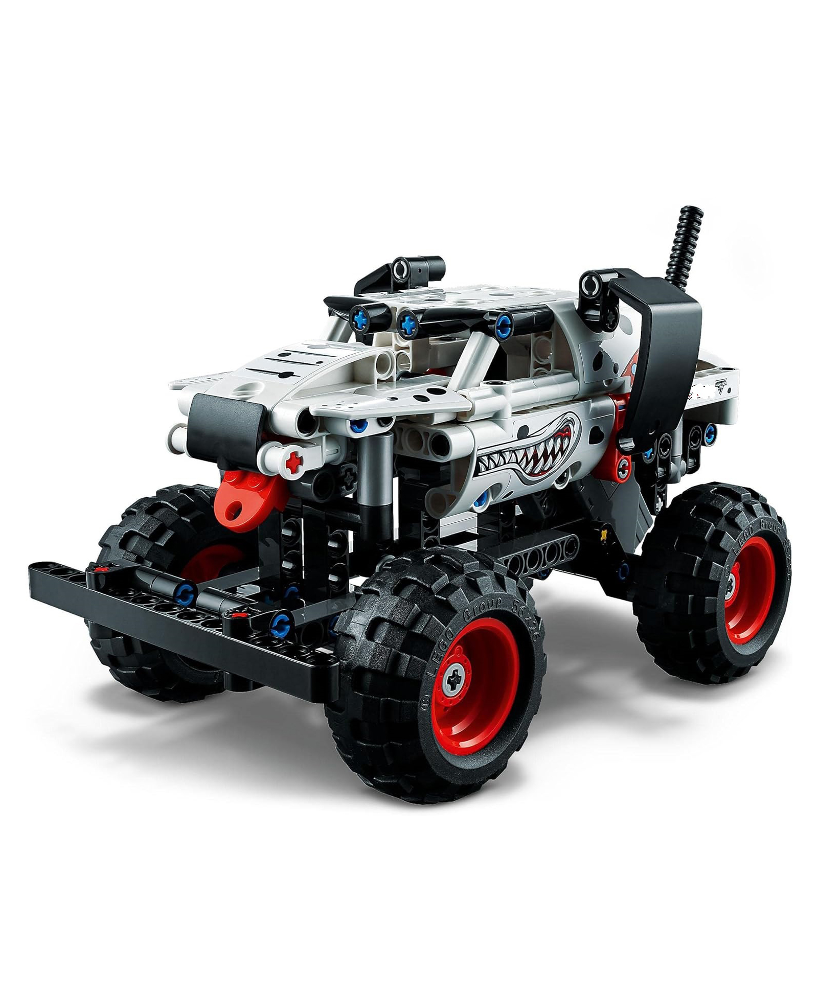 Elecart White Monster Dog Buggy Architect Brick Toys-244 Pieces-picture-15