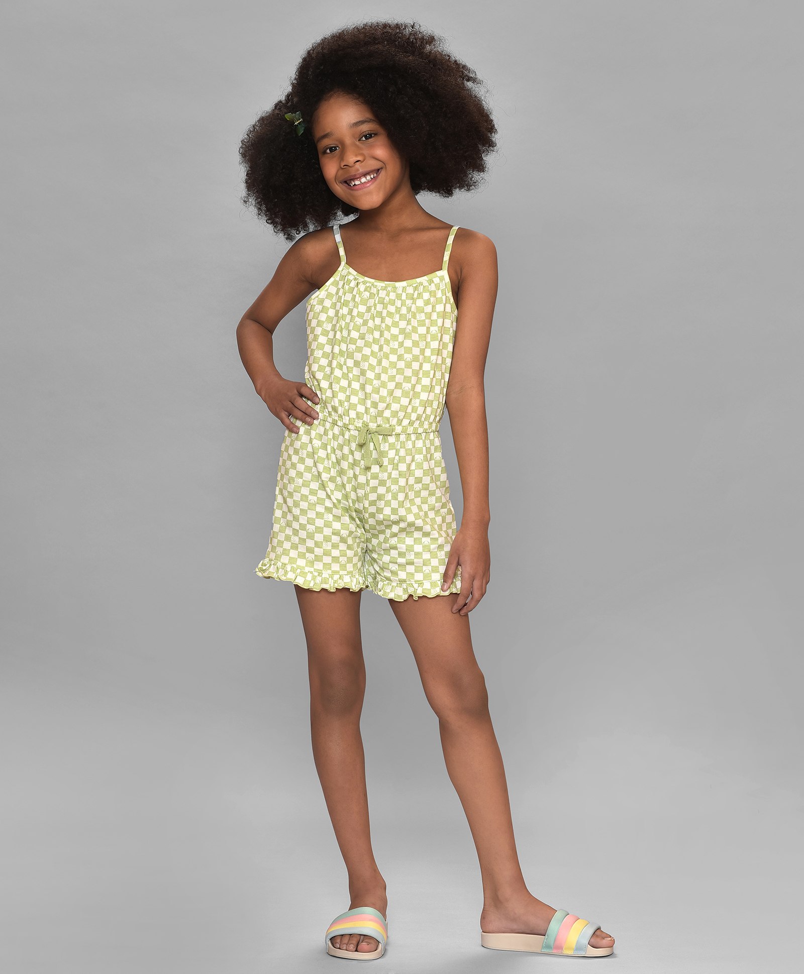 Mi Arcus Peanuts Featuring Sleeveless  Snoopy Printed Jumpsuit - Green-picture-19