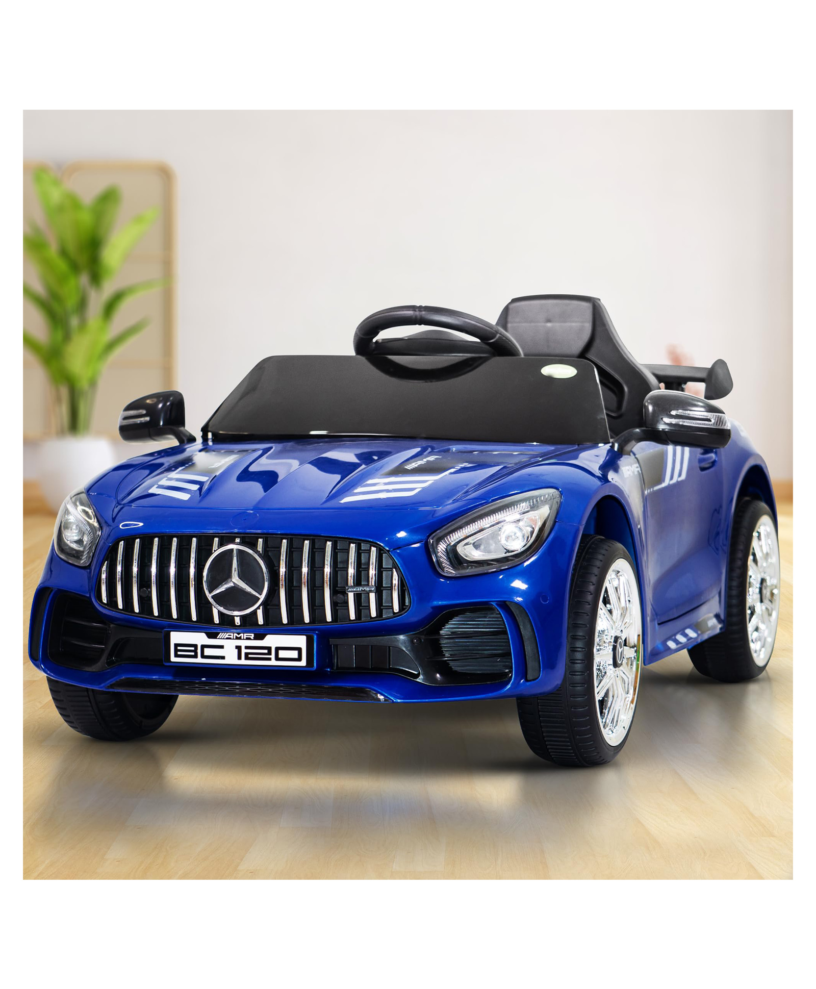 Baybee Spyder Rechargeable Battery Operated Car for Kids, Ride on Toy Kids Car with Bluetooth & Music | Baby Big Electric Car | Battery Car for Kids (Blue)-image-28