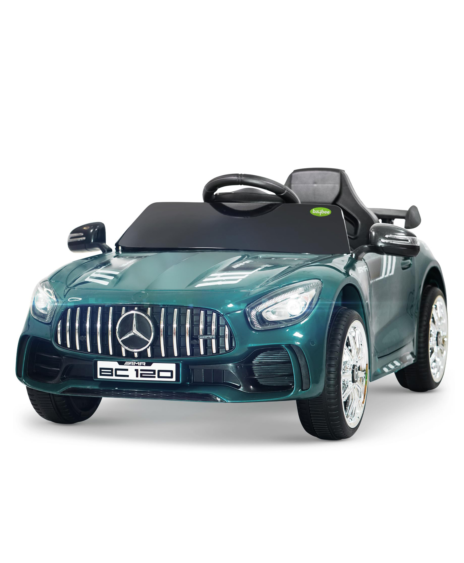 Baybee Spyder Pro Battery Operated Car for Kids, Ride on Kids Car with Music & Light, Baby Big Car Rechargeable Battery Car, Electric Car for Kids - Green-image-44
