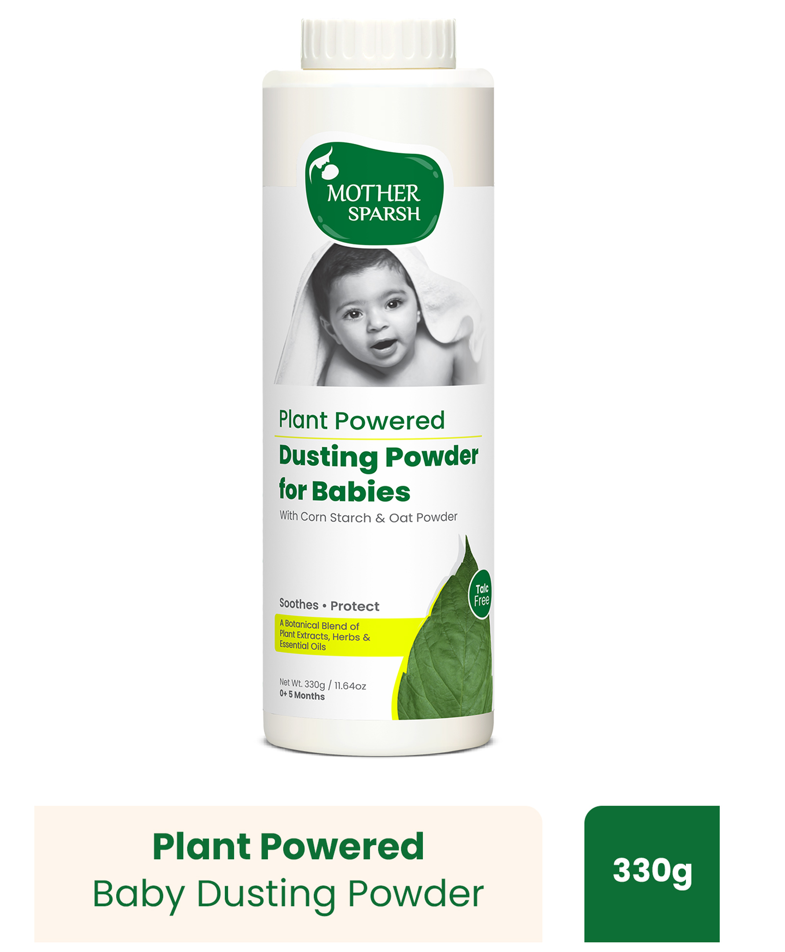 Mother Sparsh Baby Plant Powered Dusting Powder For Babies -  330 g-picture-19