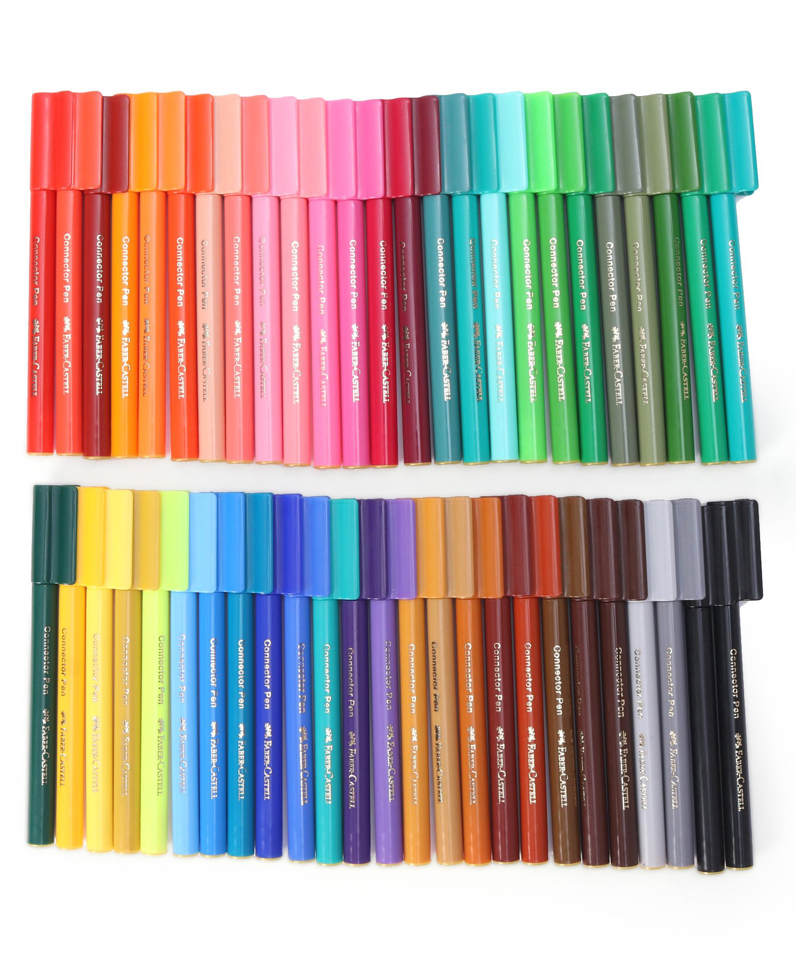 Faber Castell Assorted Connector Pens 50 Shades - Multicolour-picture-16