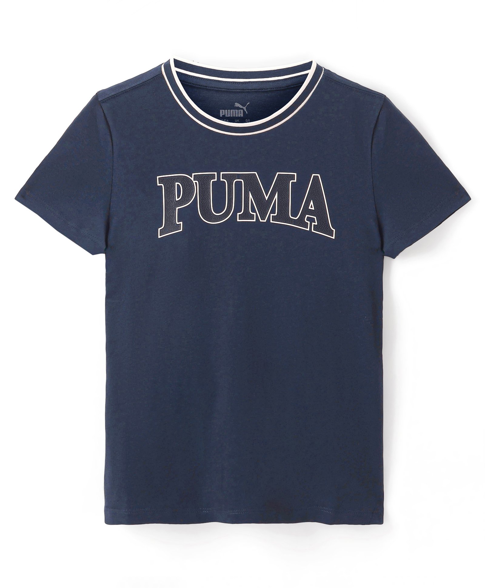 PUMA Cotton Knit Half Sleeves Solid T-Shirt - Club Navy-picture-33