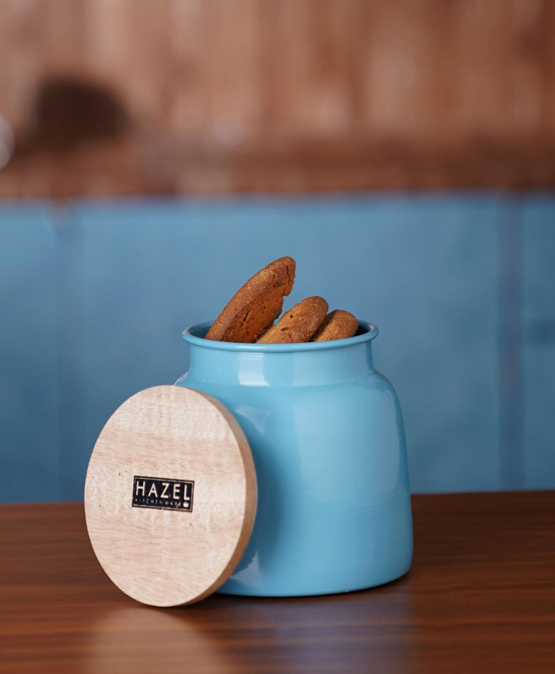 HAZEL Storage Container for Kitchen Air Tight Container for Storage with Lid, 750 ml, Blue-image-30