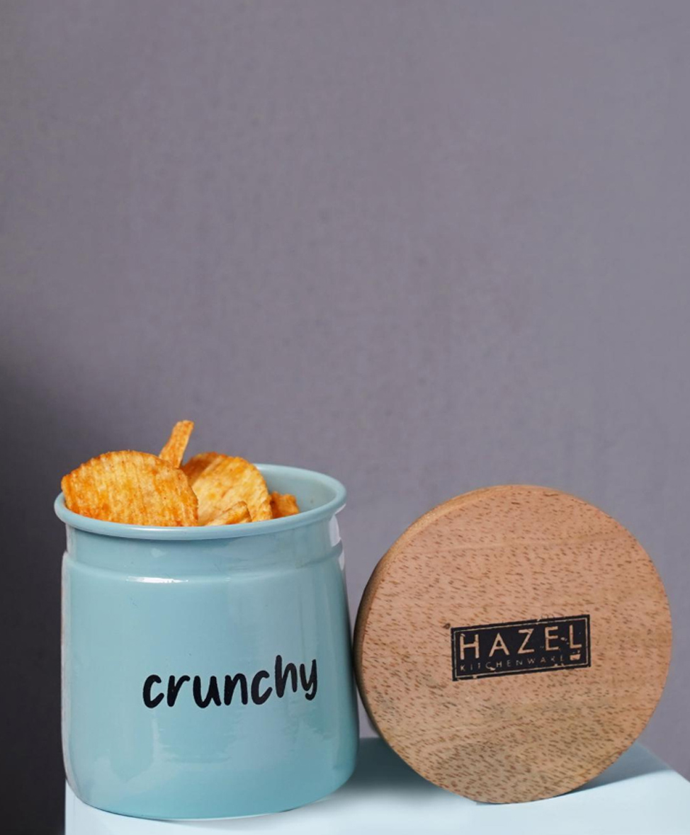 HAZEL Air Tight Containers for Snacks Small Snacks Storage Containers with Lid, Teal, 225 ml-picture-8
