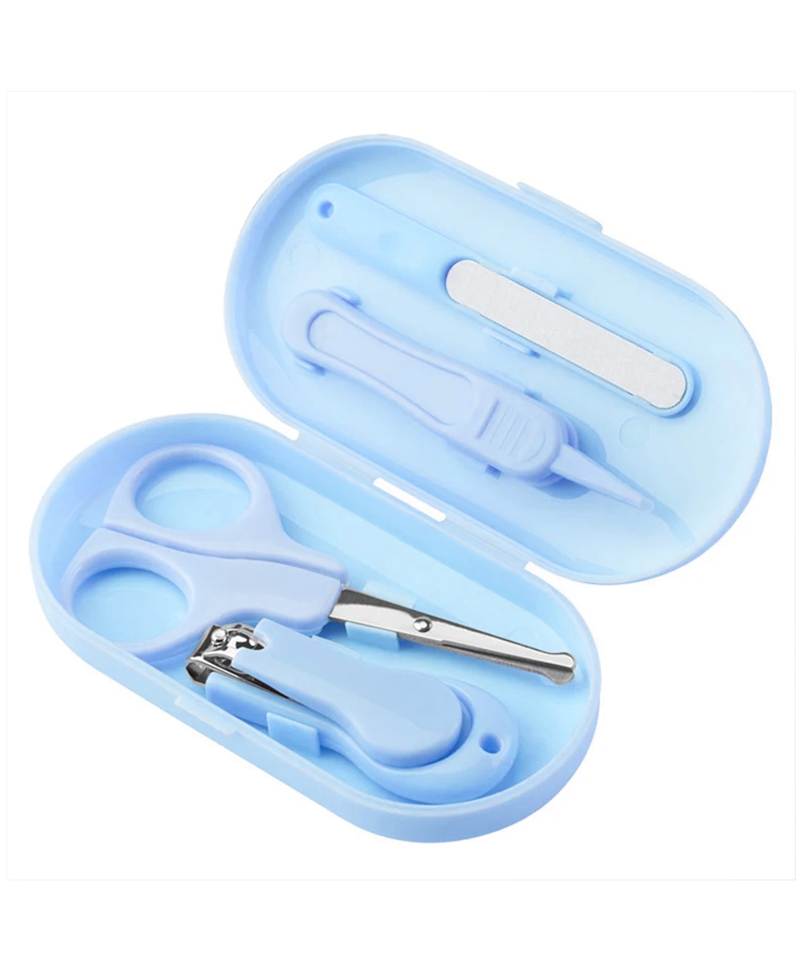 DOMENICO Portable Baby Care Grooming Kit Pack of 4 - Blue-picture-4