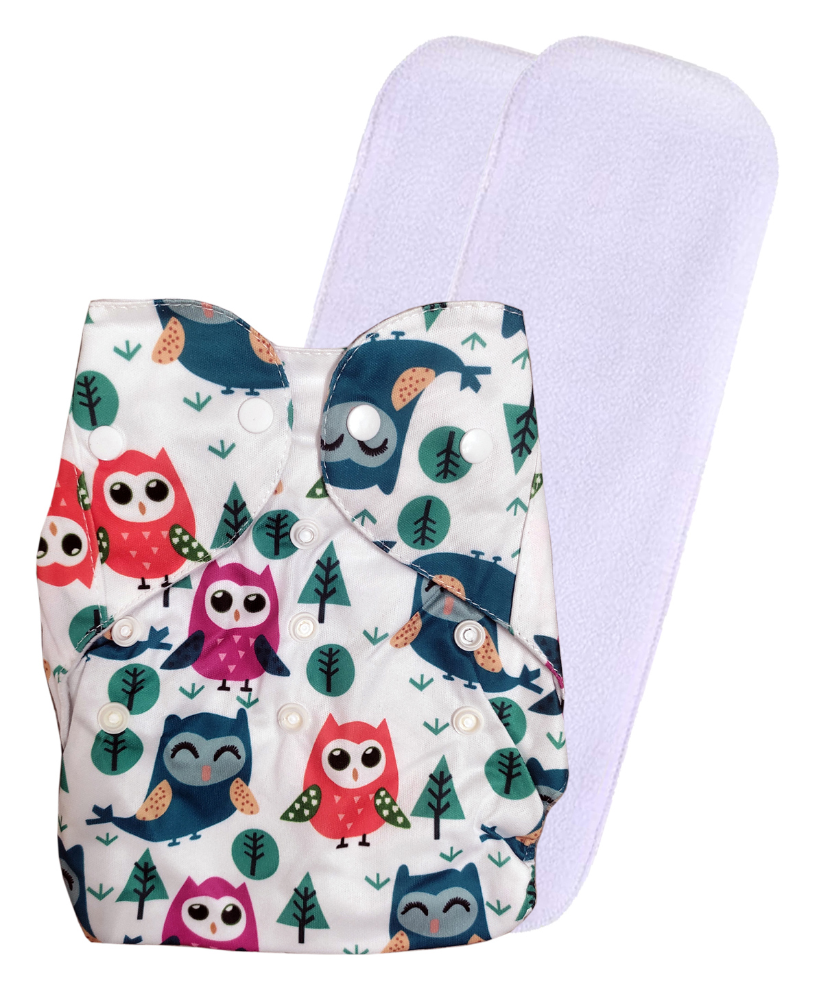 DOMENICO Washable Baby Diaper Premium Cloth Diaper Reusable, Adjustable Size, Waterproof, Pocket Cloth Diaper Nappie (1 Diaper and 2 Insert Pad)-image-18