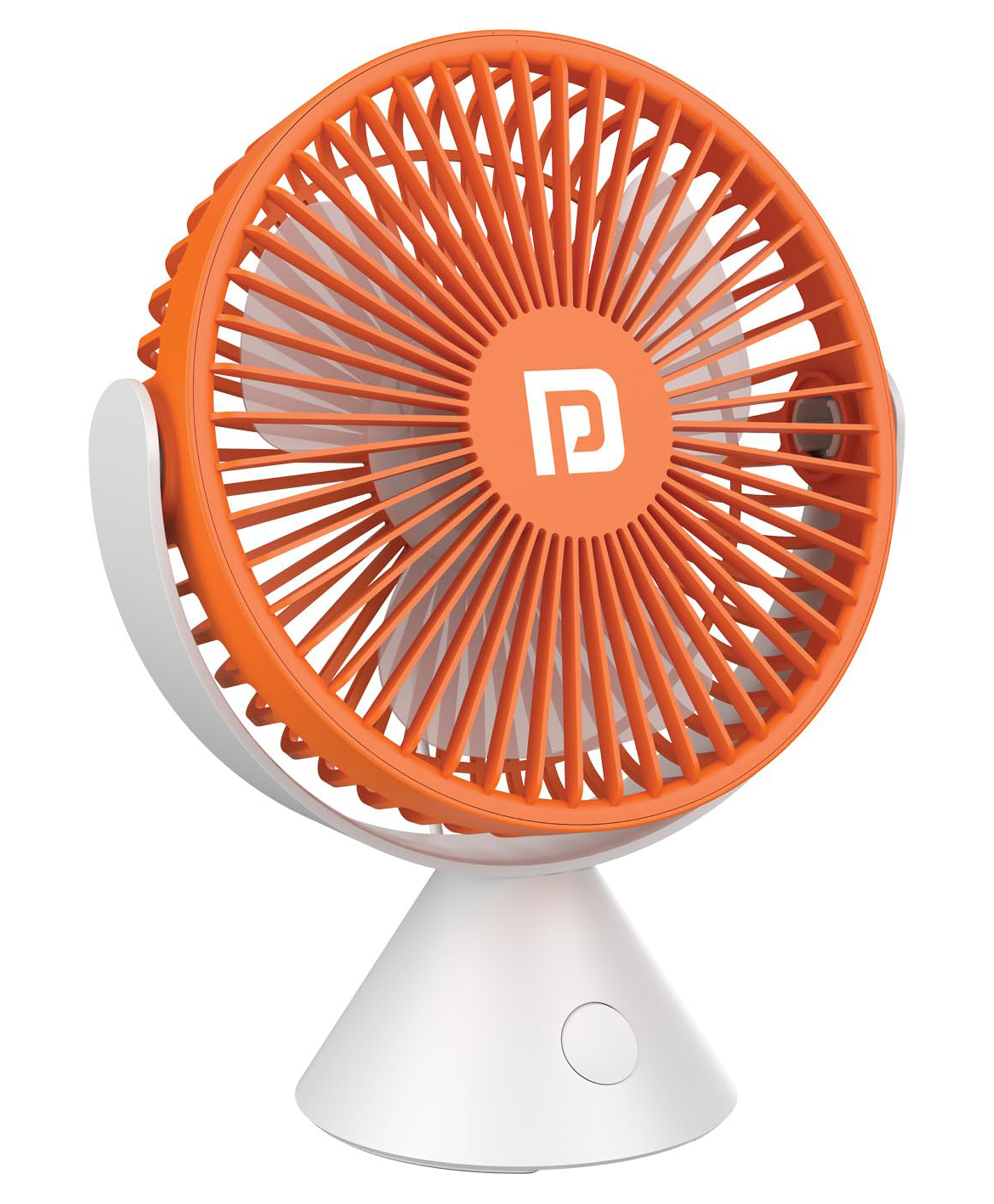 Portronics POR-2079 Aero Breeze 2 in 1 Portable Cooling Desk and Ceiling Fan with Strong Wind 360° Rotating 3 Speed Modes 3D Curved Blade Noiseless Design for Home Desktop Office Car Outdoor-White-image-10