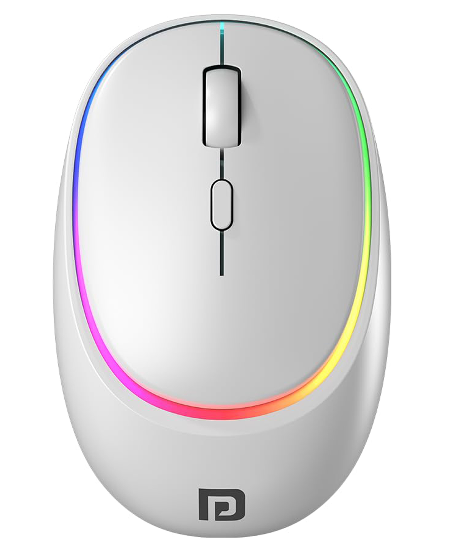 Portronics POR-2073 Toad IV Bluetooth Mouse with 2.4 GHz Wireless Dual Connectivity Rechargeable Connect up to 3 Devices RGB Lights Adjustable Optical DPI for Laptop PC Tablet Smartphone-White-image-27