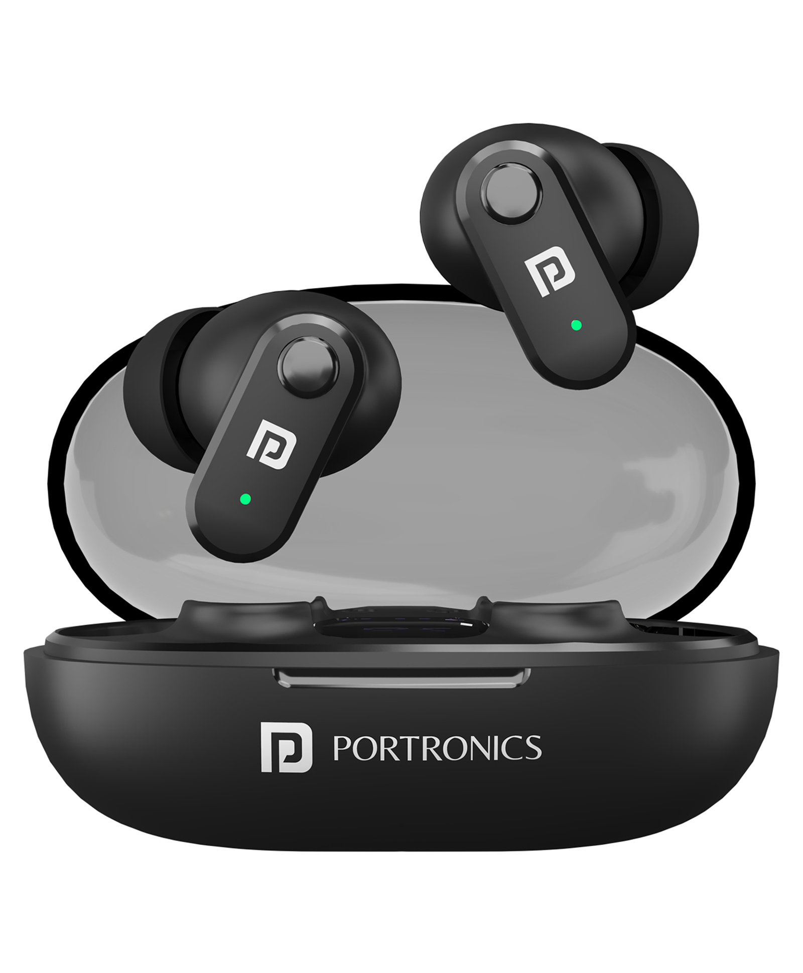Portronics POR-2228 Harmonics Twins S16 in Ear Wireless TWS Earbuds with 24 Hrs Playtime Clear Calls Low Latency-Black-picture-17