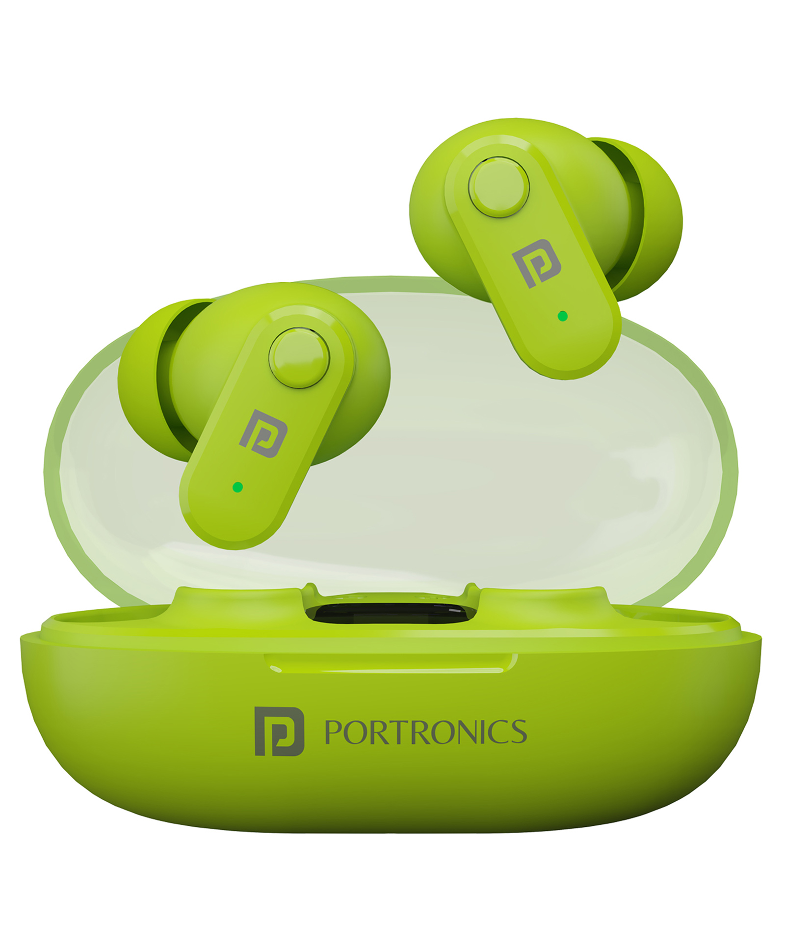 Portronics POR-2230 Harmonics Twins S16 in Ear Wireless TWS Earbuds with 24 Hrs Playtime Clear Calls Low Latency-Green-image-28