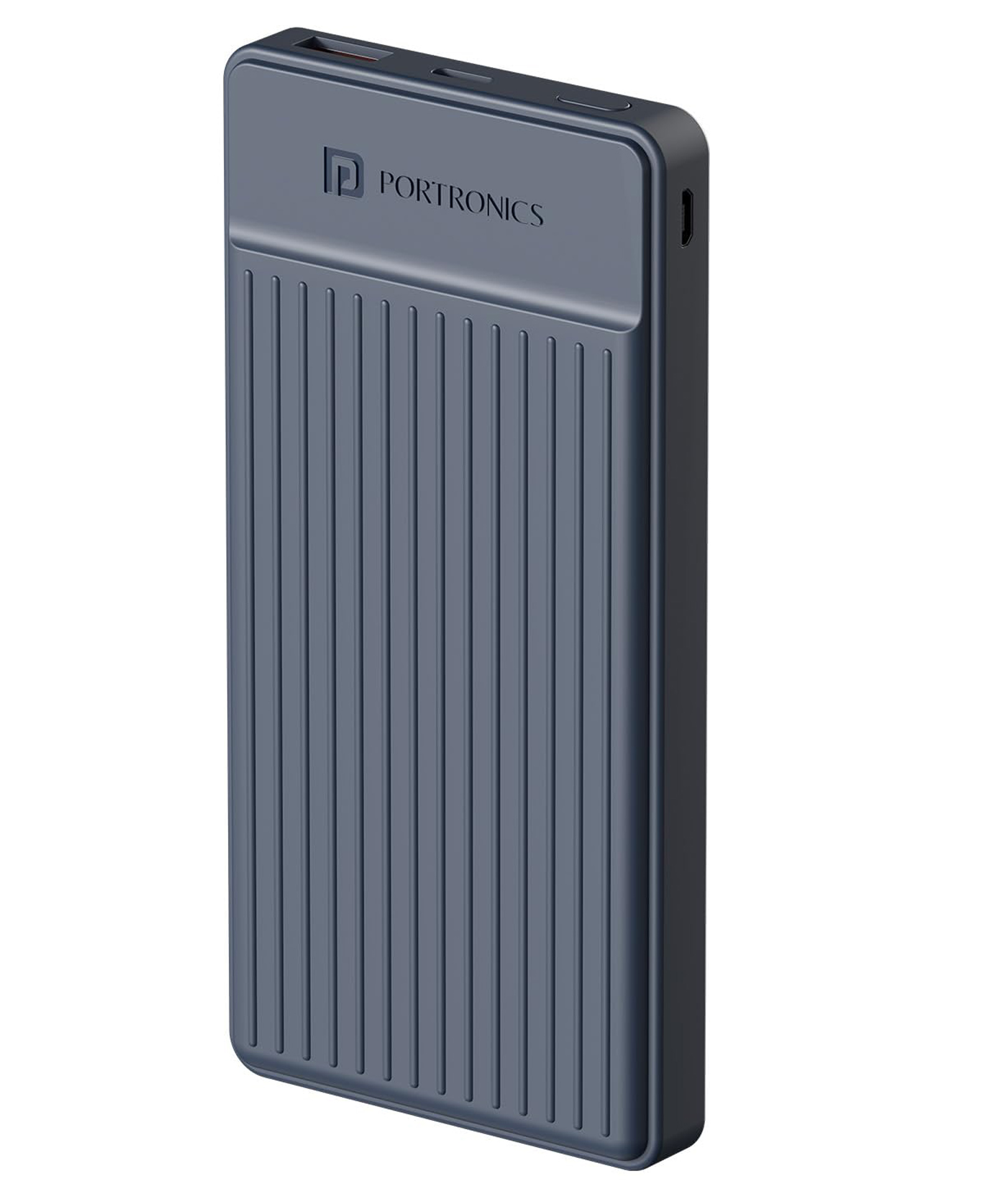 Portronics POR-2252 Luxcell B12 10000mAh 12W Power Bank Ultra Slim Power Bank with USB A Output Port and Dual Input Ports Micro and Type C BIS Certified Free Type C Cable-Dark Blue-image-30