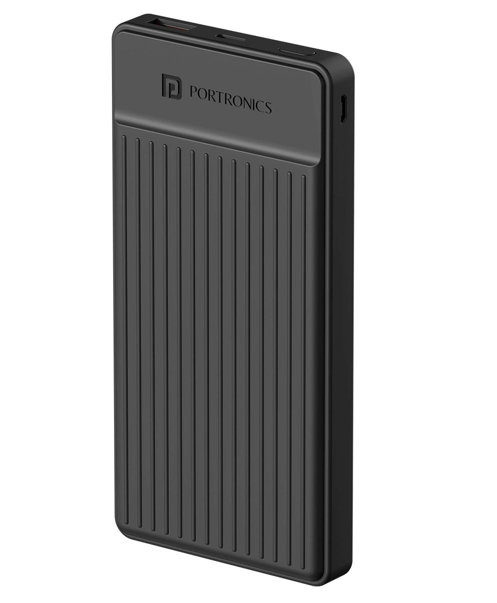 Portronics POR-2253 Luxcell B12 10000mAh 12W Power Bank Ultra Slim Power Bank with USB A Output Port and Dual Input Ports Micro and Type C BIS Certified Free Type C Cable-Black-picture-13