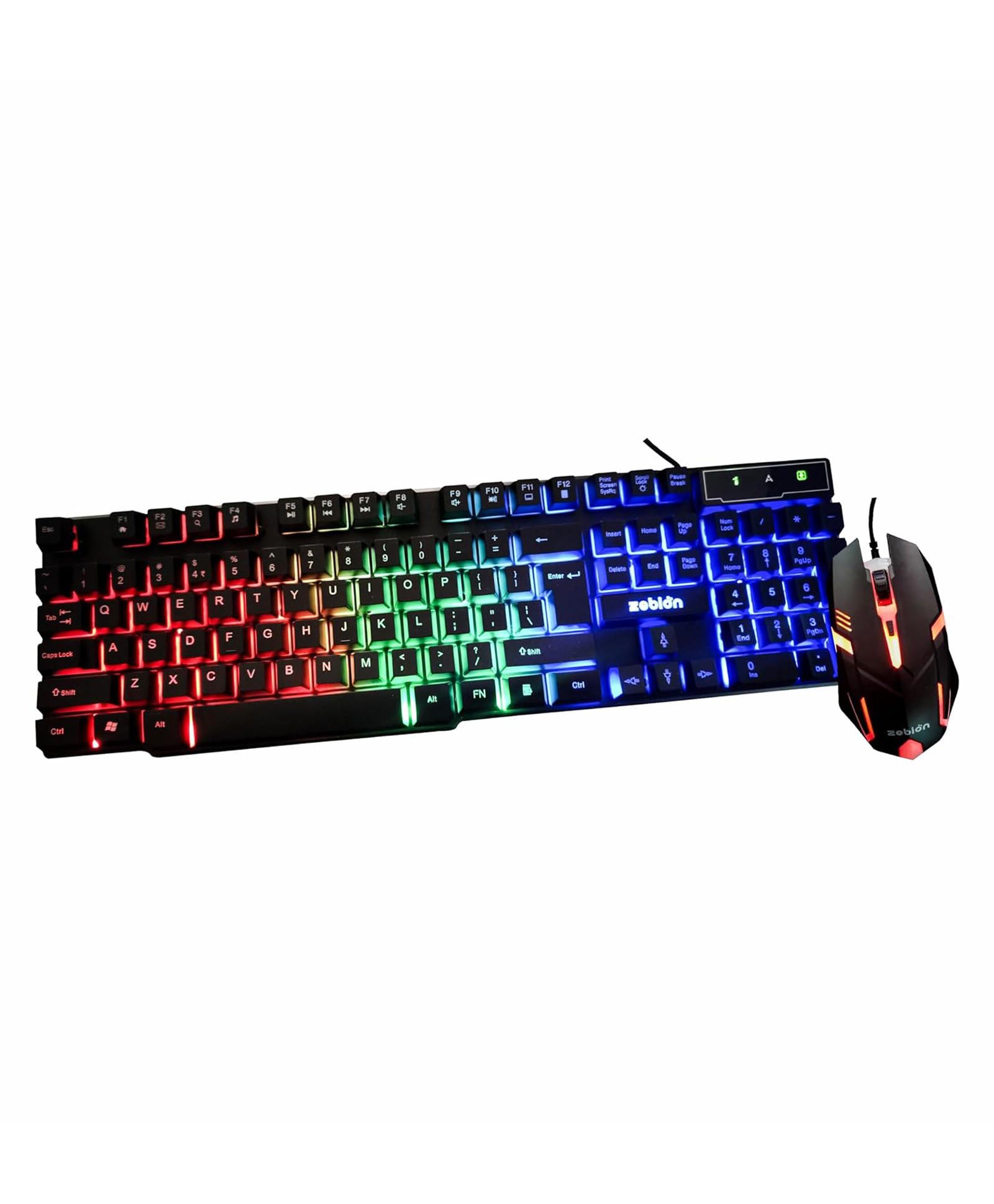 ZEBION Sensei Wired Gaming Keyboard Mouse Combo with RGB Lights-image-3