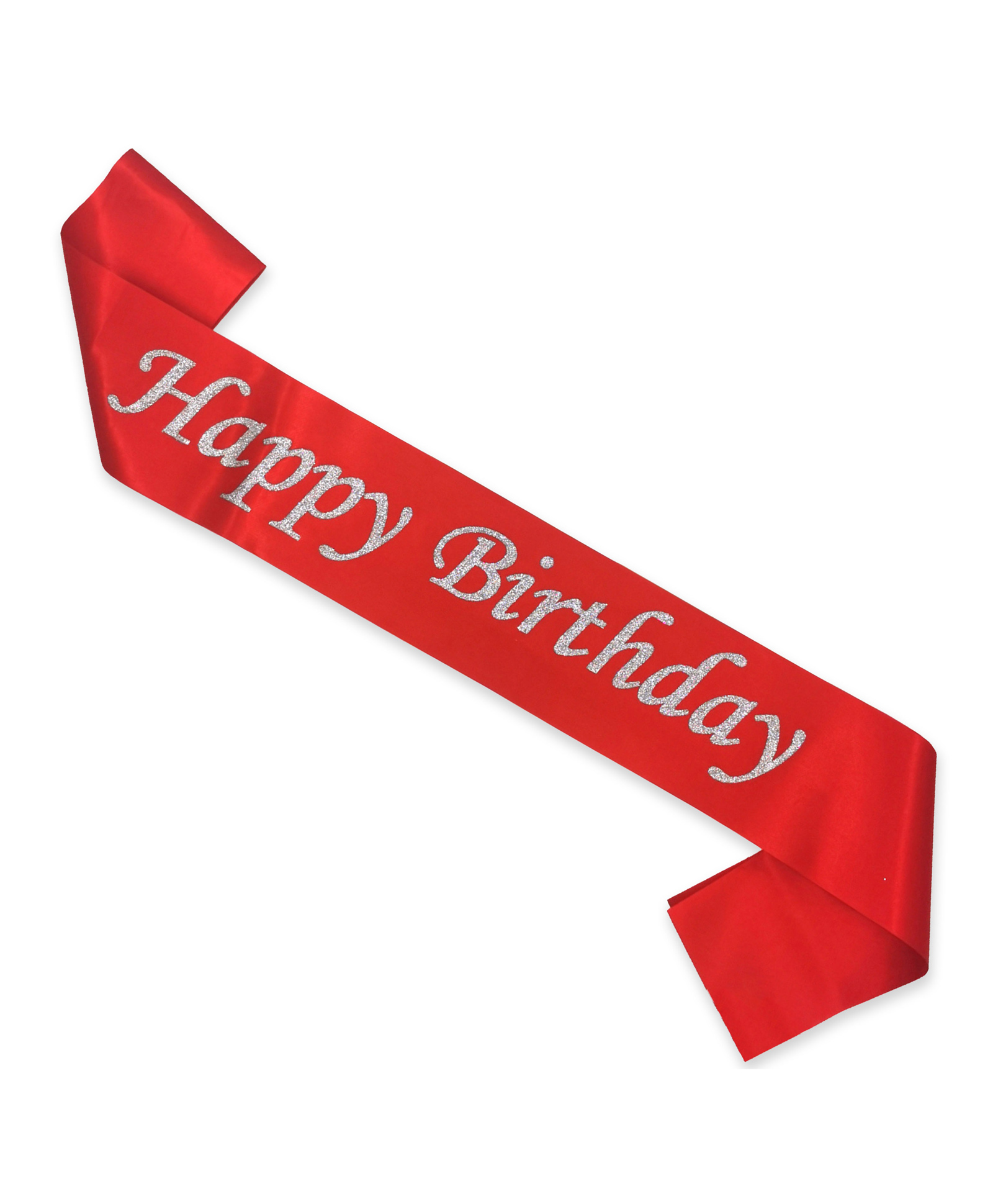 Wobbox Happy Birthday Sash Birthday Girl Sash Birthday Decoration Items Red -Pack Of 1-picture-26