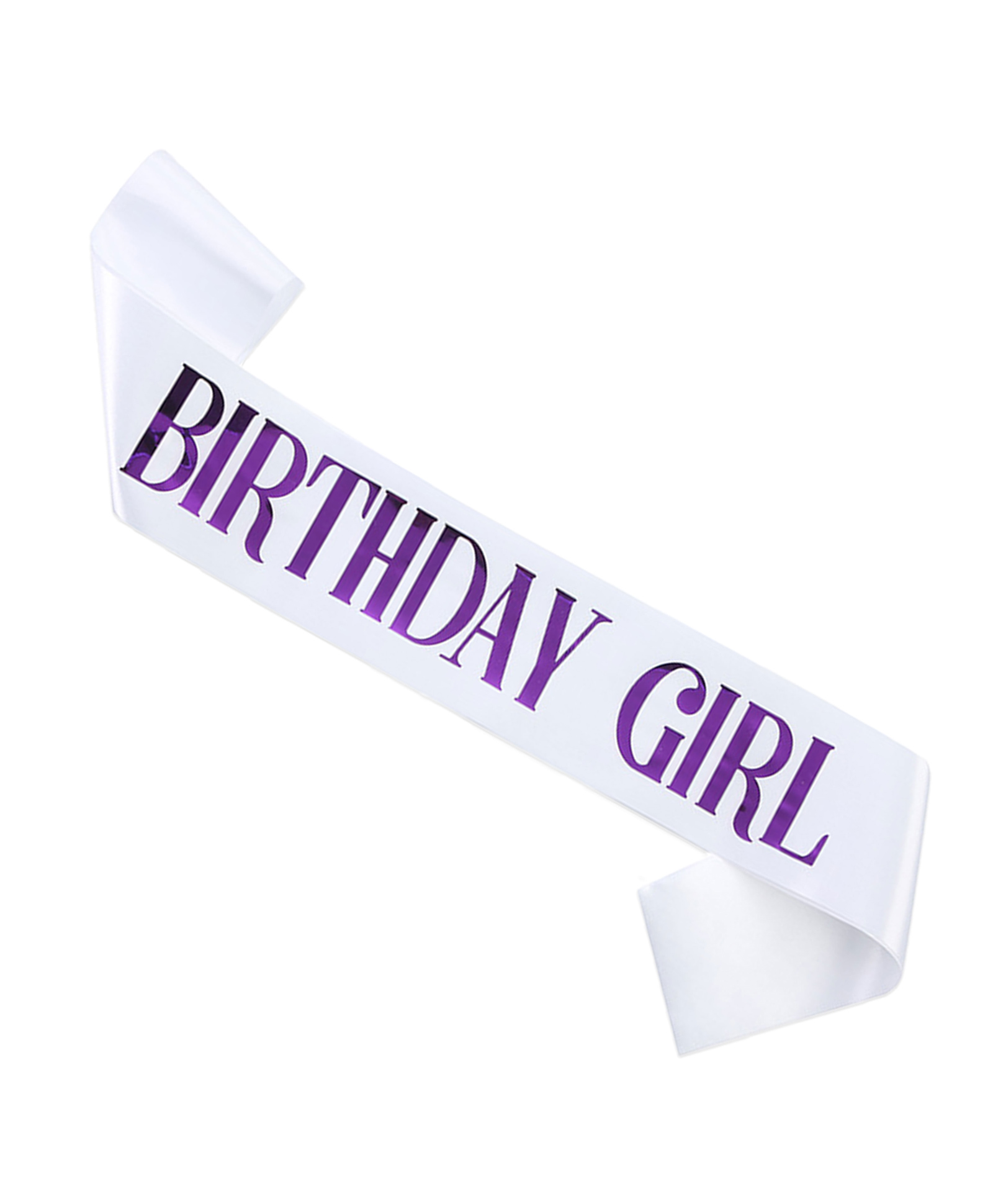 Wobbox Happy Birthday Sash Birthday Girl Sash Birthday Decoration Items White-Pack Of 1-picture-17
