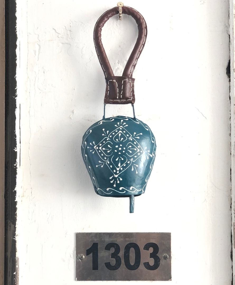 Jasmey Homes | Medium Sized | 'Positive Vibes' Bell for Home Decor (Turtle Green)-picture-38