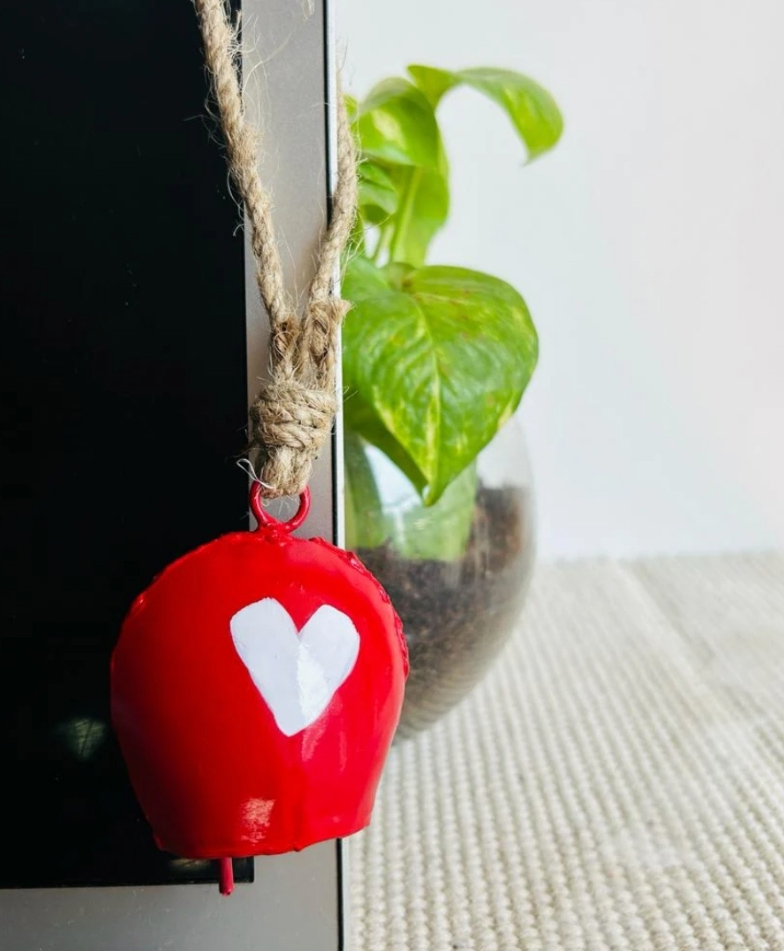 Jasmey Homes | Small Sized | 'Heart Bell'for Home Decor-image-43
