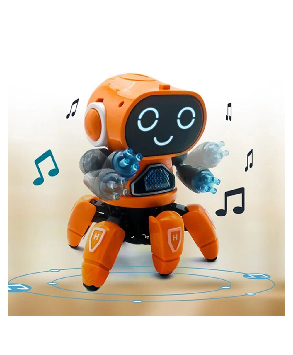 VGRASSP Bot Robot Pioneer Colorful Lights and Music All Direction Movement Dancing Robot Toys for Boys and Girls (Color as per stock)-image-39