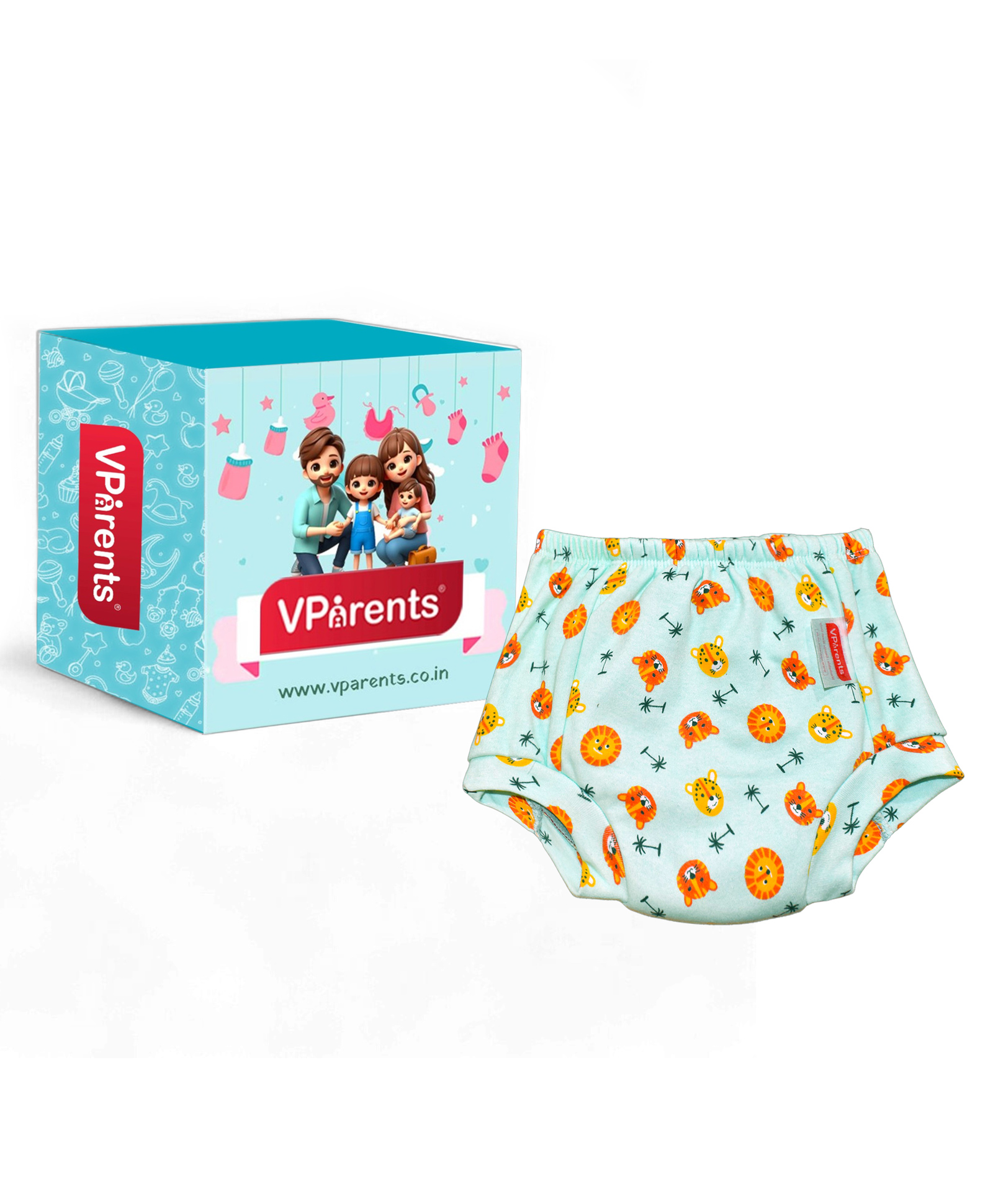 VParents Padded Underwear for Babies and Toddlers with 3 Layers of Cotton Padding Potty Training  Pull Up & Diaper-Free Time (1 - 2 years Boat) (Print may vary)-picture-45
