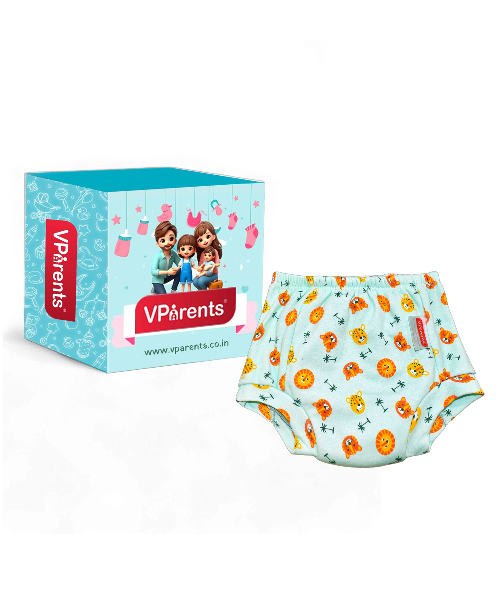 VParents Padded Underwear for Babies and Toddlers with 3 Layers of Cotton Padding Potty Training  Pull Up & Diaper-Free Time (2 - 3 years Boat) (Print may vary)-picture-17