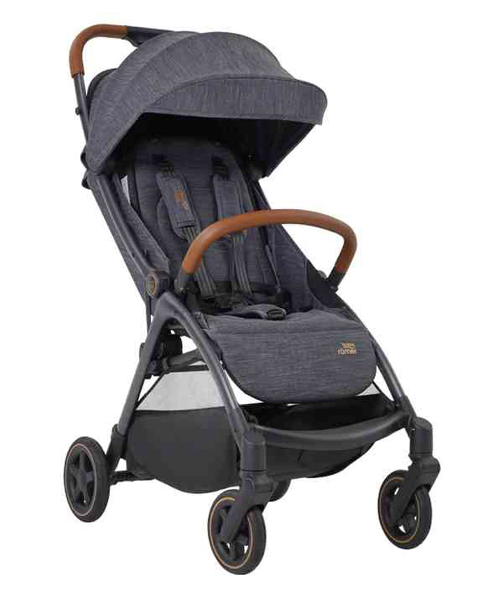 Britax Gravity II Auto One Handed Fold Baby Stroller - Marble Blue-image-38