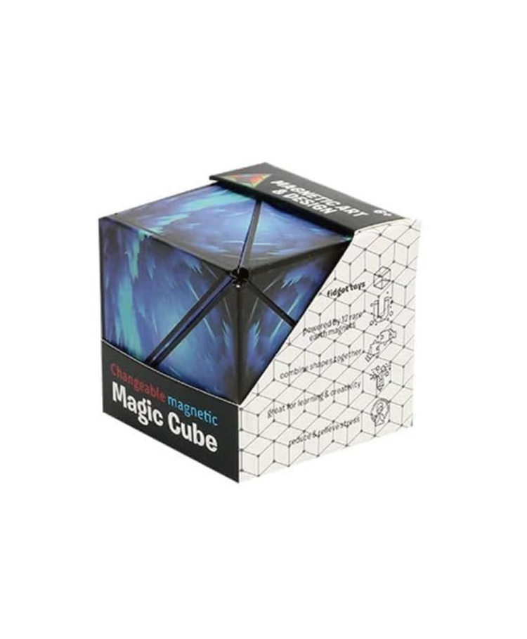 ji & ja Ji and Ja Magnetic Cube Puzzle Box Infinity Cubes Fidget Cube 36 Rare Earth Strong Magnets Transforms Into Over 70 Shapes Magic Cube 3D Magnetic Fidget Cube Puzzle (Multicolor)-picture-11