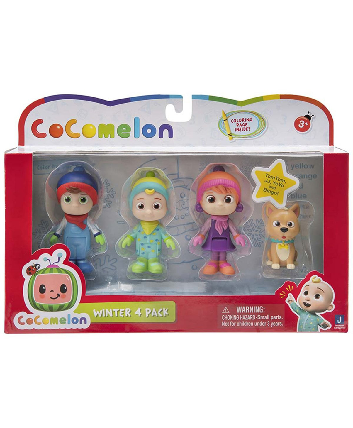 NEGOCIO CoComelon Holiday Toy Figure Set - Includes JJ, Tomtom, YoYo and Bingo Articulated Christmas Family Figures - Gift for Kids- PACK OF 1 - COLOR MAY VARY-image-49