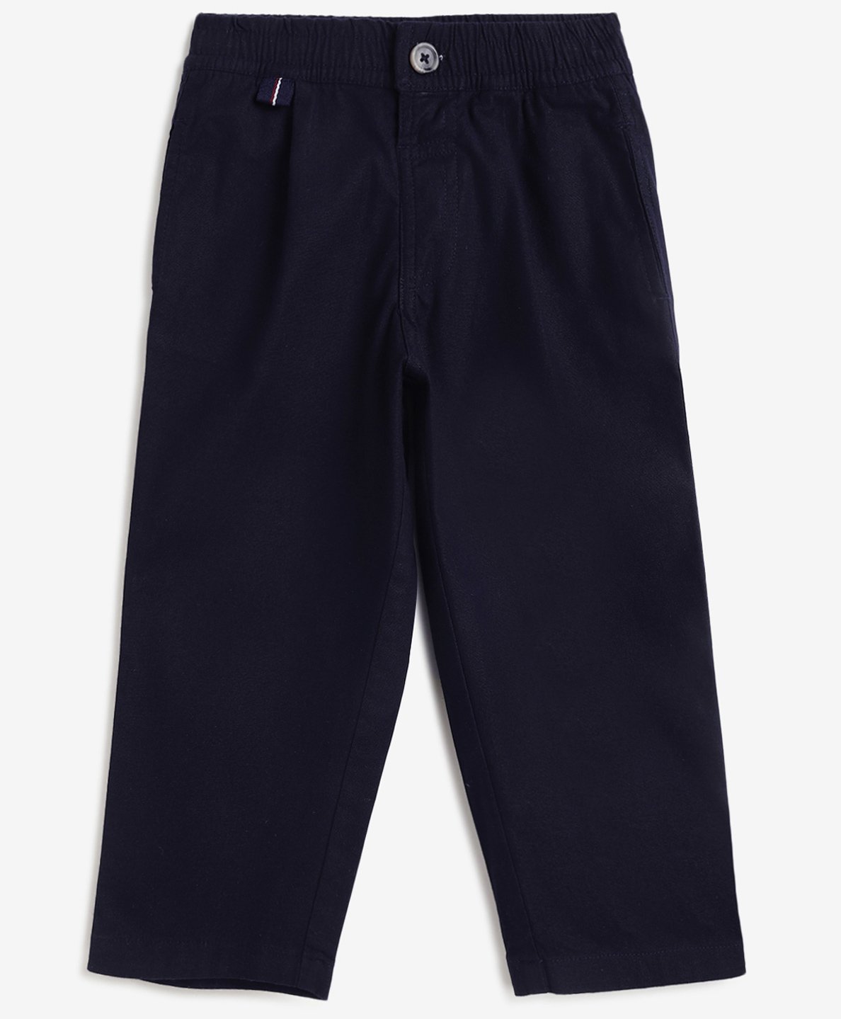 Campana Solid Trousers - Navy Blue-image-34