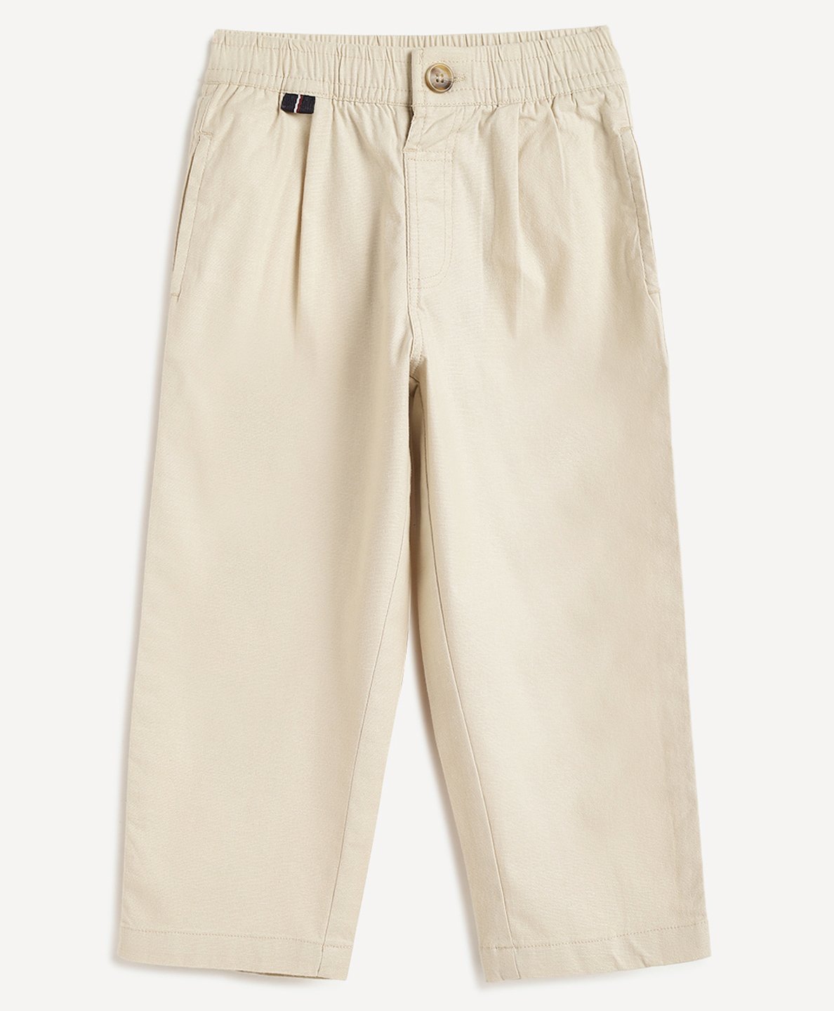 Campana Solid Trousers - Beige-picture-21