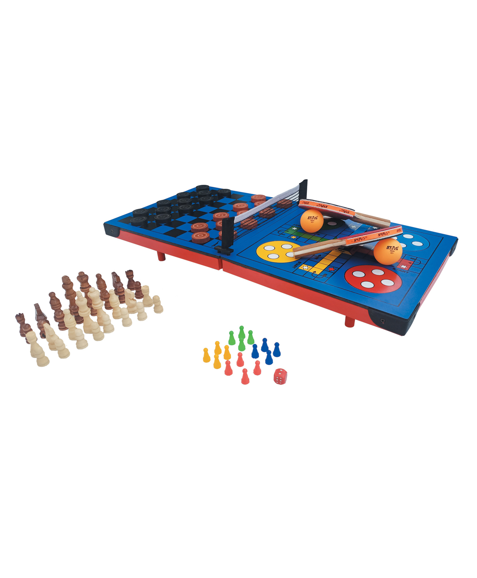 Stag Supermini 4 in 1 Table - Multicolour-image-33